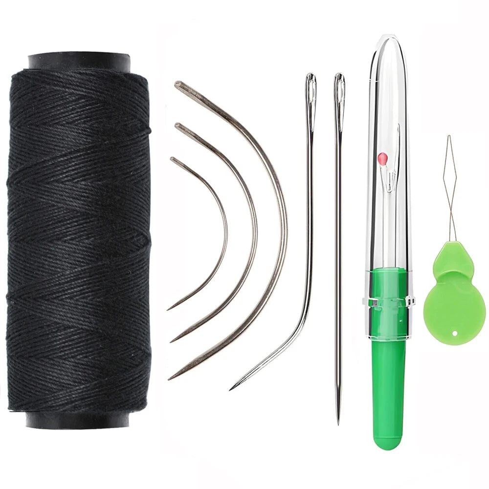 Sewing Thread Set for Wig Making & Hair Extensions (5 Natural Shades)