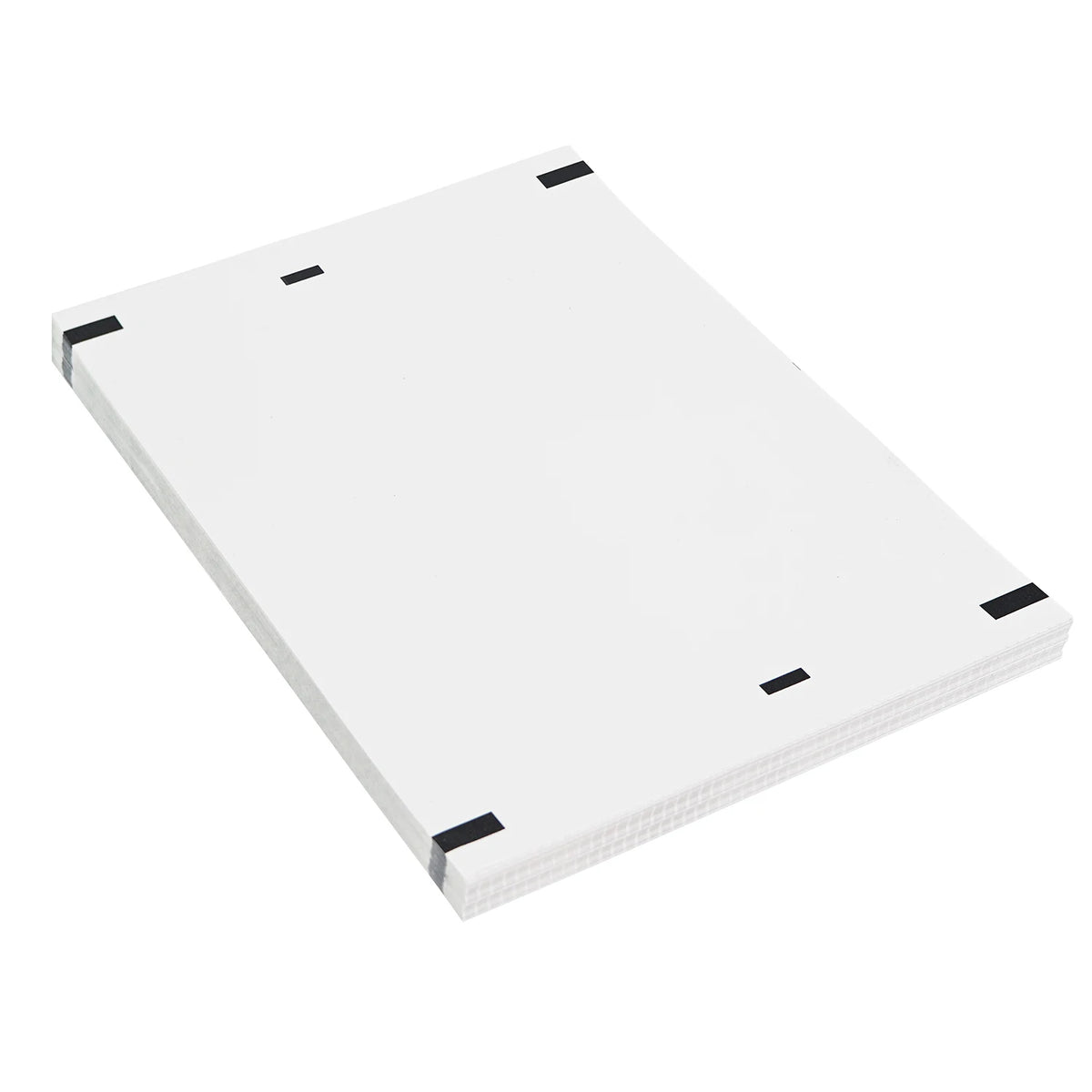 A sheet of white A4 thermal paper for quick-drying printing.