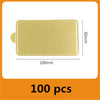 Gold Mini Cake Boards for Desserts & Pastry Display