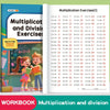 48-Page Multiplication & Division Workbook for Kids