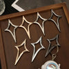 Gothic Star Cross Keychain with Carabiner Clip