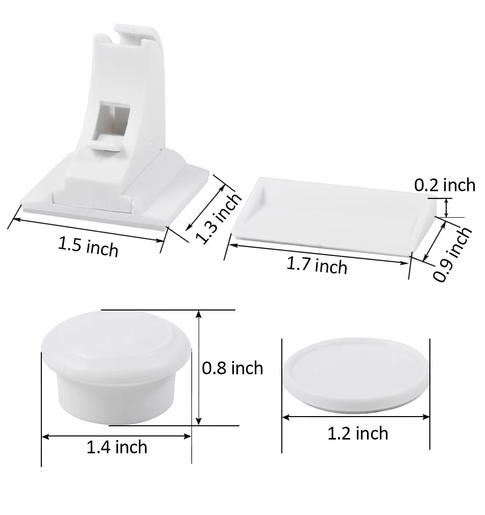 Magnetic Child Safety Cabinet Lock with Key