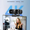 4K Webcam with Autofocus, Remote Control & Privacy Cover