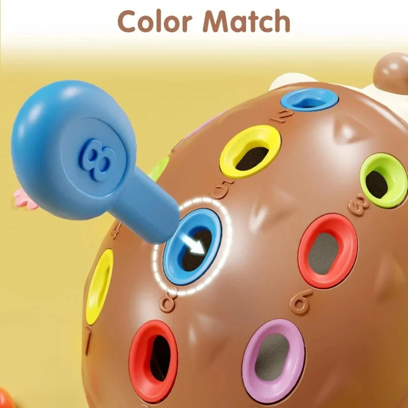 Montessori Sensory Hedgehog Toy for Toddlers