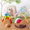 Rainbow Arch Bridge Wooden Building Blocks for Kids