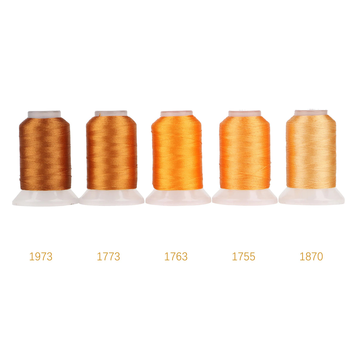 80-Color Polyester Embroidery Thread Collection – 500m Spools