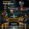 4-Channel 360° Dash Cam with Full Vehicle Coverage and Night Vision