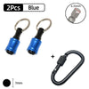 1/4" Hex Quick-Change Screwdriver Bit Holder with Keychain