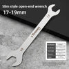 Ultra-Thin Dual-End Open Wrench for Tight Spaces