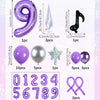 33-Piece K-Pop Music Theme Balloon Pillar Set for Party Decor