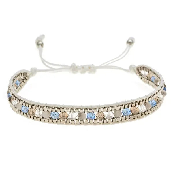 Bohemian Crystal Beaded Bracelet
