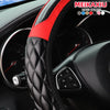 Crystal Carbon Fiber Steering Wheel Cover with 3D Embroidery