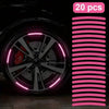 Reflective Tire Rim Stickers for Car Wheels – Glow in Dark