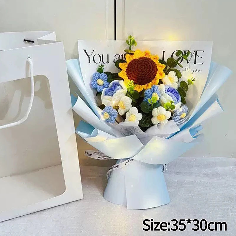 Handmade Crochet Flower Bouquet – Everlasting Gift for Any Occasion