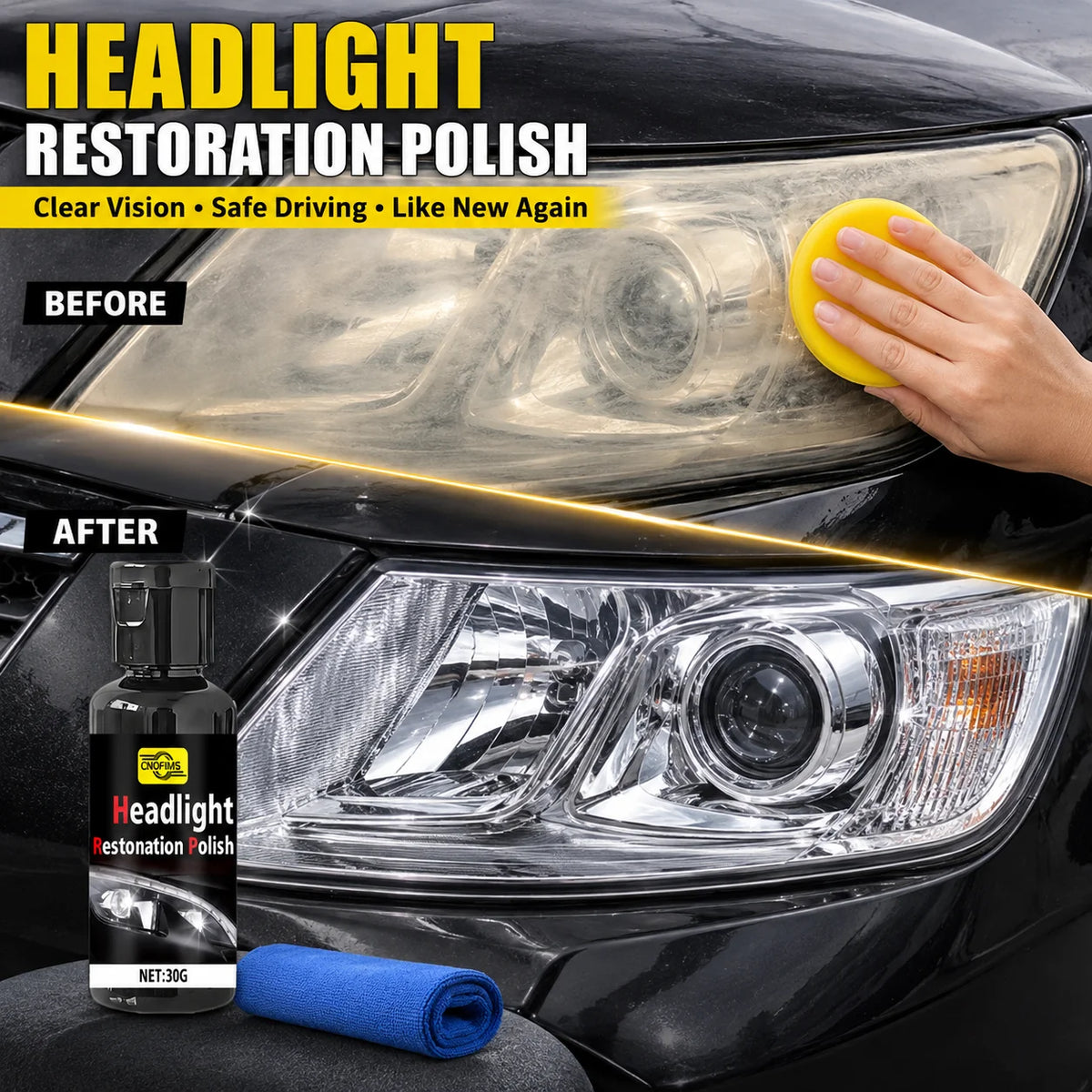 Nano Headlight Restoration Spray