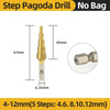 Titanium Step Drill Bit Set — 4 to 20mm Multi-Size Cone Drill