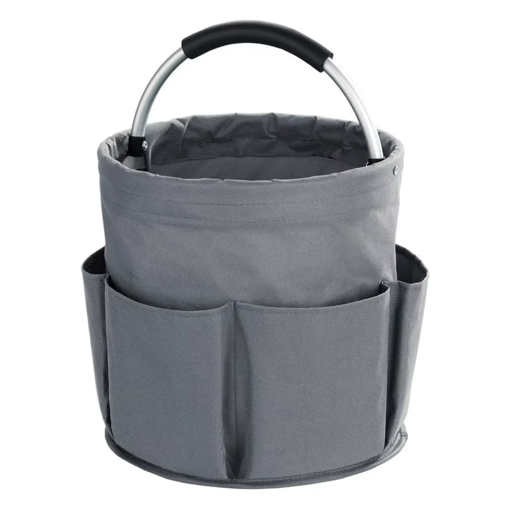 Foldable 17L Storage Organizer Basket with Carry Handle