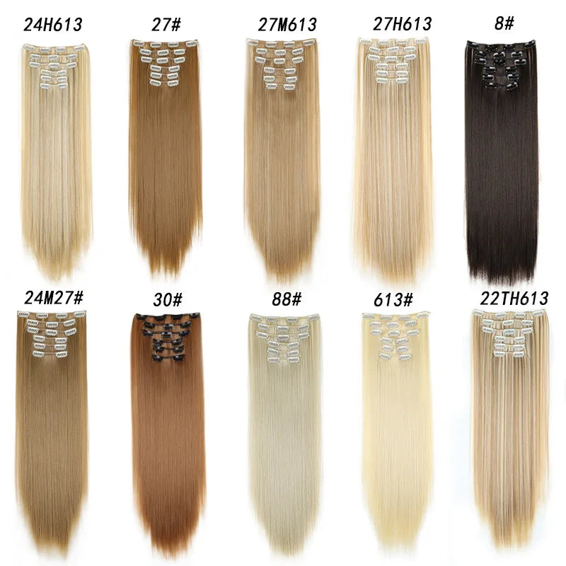 Clip-In Synthetic Hair Extensions