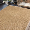 Minimalist Faux Sisal Jute Rug with Anti-Slip Backing