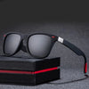 Retro Rectangle Sunglasses with UV400 Protection