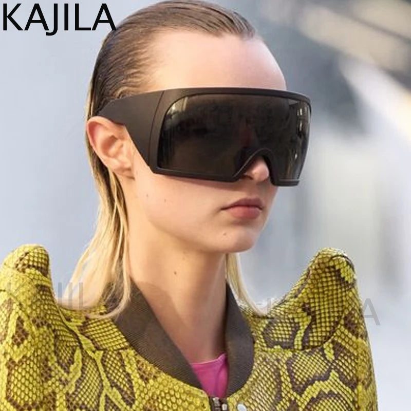 Oversized Shield Sunglasses