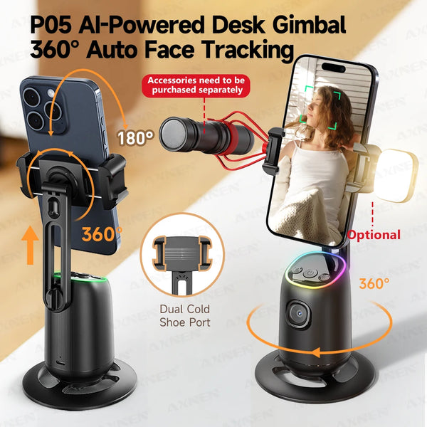 AI Auto-Tracking Phone Gimbal with Face Recognition