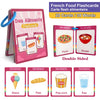 French Vocabulary Flashcards for Kids - Food, Animals, Fruits & Body Parts