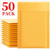 Kraft Bubble Mailers with Self-Sealing Adhesive