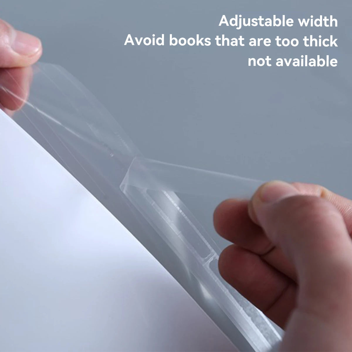 Transparent Reusable Book Covers for Textbooks & Notebooks
