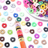A collection of colorful acrylic spacer beads in various shapes and colors for jewelry making.
