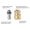 High-Pressure Washer Quick Connect Adapter Set (M14 x 1.5)