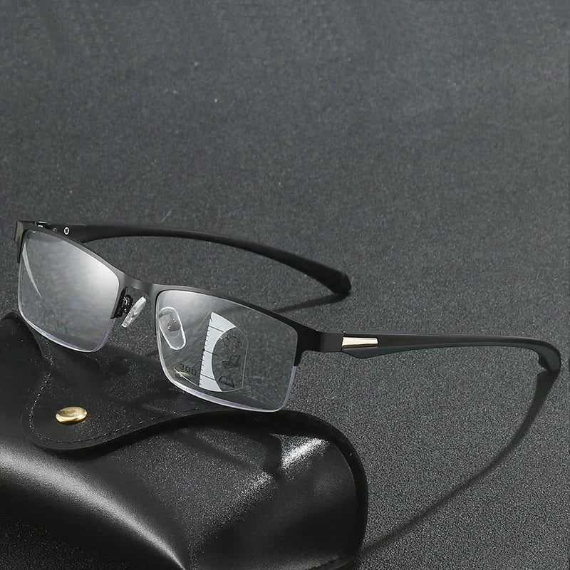 Progressive Multifocal Photochromic Reading Glasses
