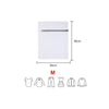 White fine mesh laundry bags for delicates and everyday wash, shown with size dimensions.