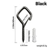 Square Snap Safety Hooks for Hanging and Organizing