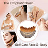 Brosse faciale lymphatique ergonomique