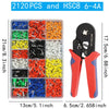 Crimping Pliers and Tubular Terminal Connector Set