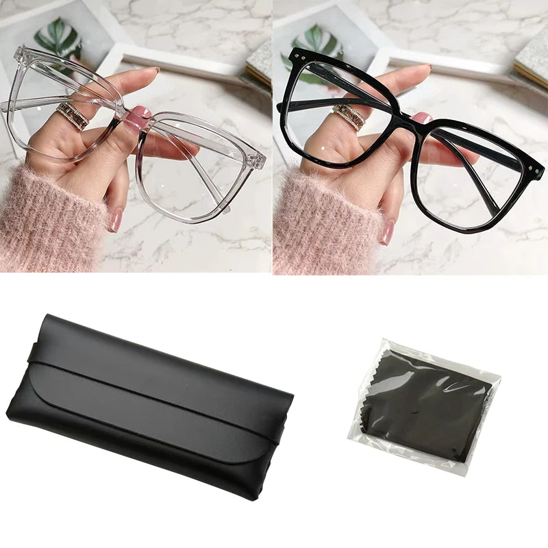 Retro Oval Anti-Blue Light Glasses