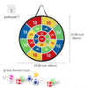 Sticky Ball Dart Board Set for Kids – Double-Sided Educational Family Game