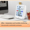 Digital Temperature and Humidity Monitor with Clock and Backlight