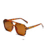 Double Beam Rectangle Sunglasses
