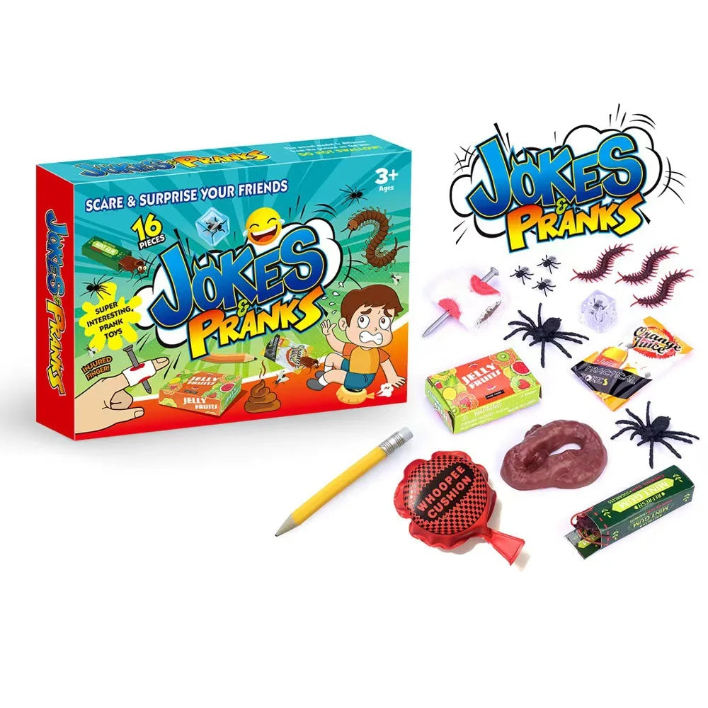 Jokes and Pranks Kit - Fun Gag Gifts for Parties