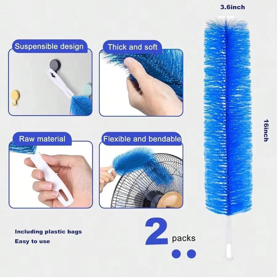 Flexible Bendable Cleaning Duster for Fans, Blinds & Home