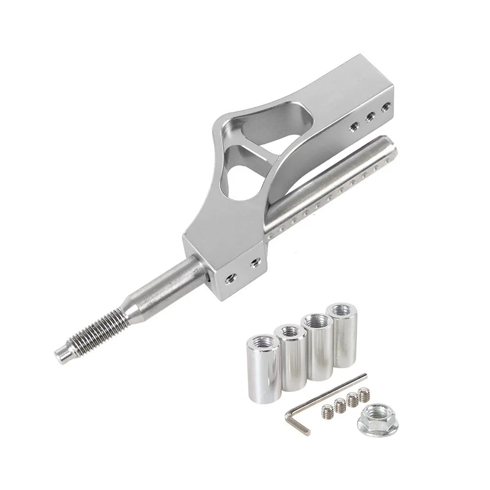 Silberne verstellbare Erweiterungs-Kit für das Fahrwerk, mit Hebel und Befestigungsmaterial