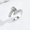 Geometric Zircon Ear Cuffs