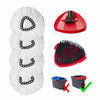 Replacement Mop Head and Brush Set for O-Cedar & Vileda EasyWring