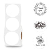 Round Thermal Sticker Labels - 600 Count per Roll