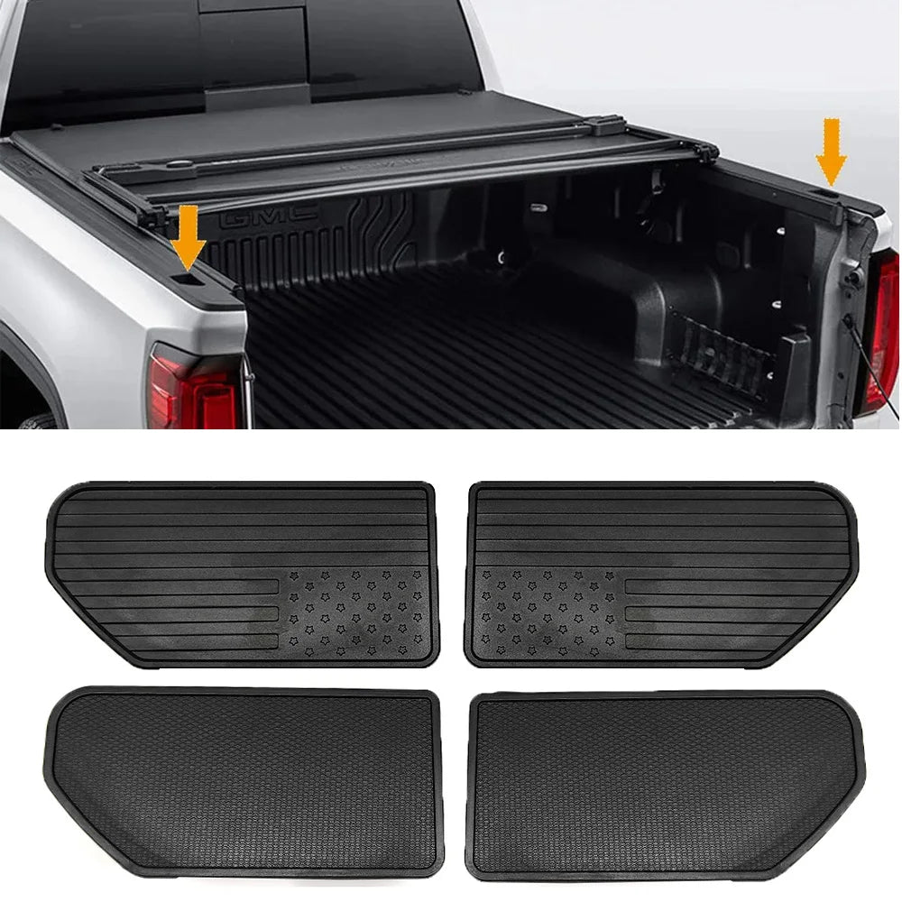 Truck Bed Stake Pocket Covers for GMC Sierra & Chevrolet Silverado (2019+)