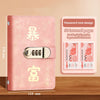 PU Leather Cash Envelope Budget Binder
