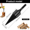 High-Carbon Steel Wood Log Splitter Drill Bit