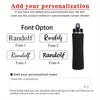 Personalized Engraved Stainless Steel Water Bottle with Straw